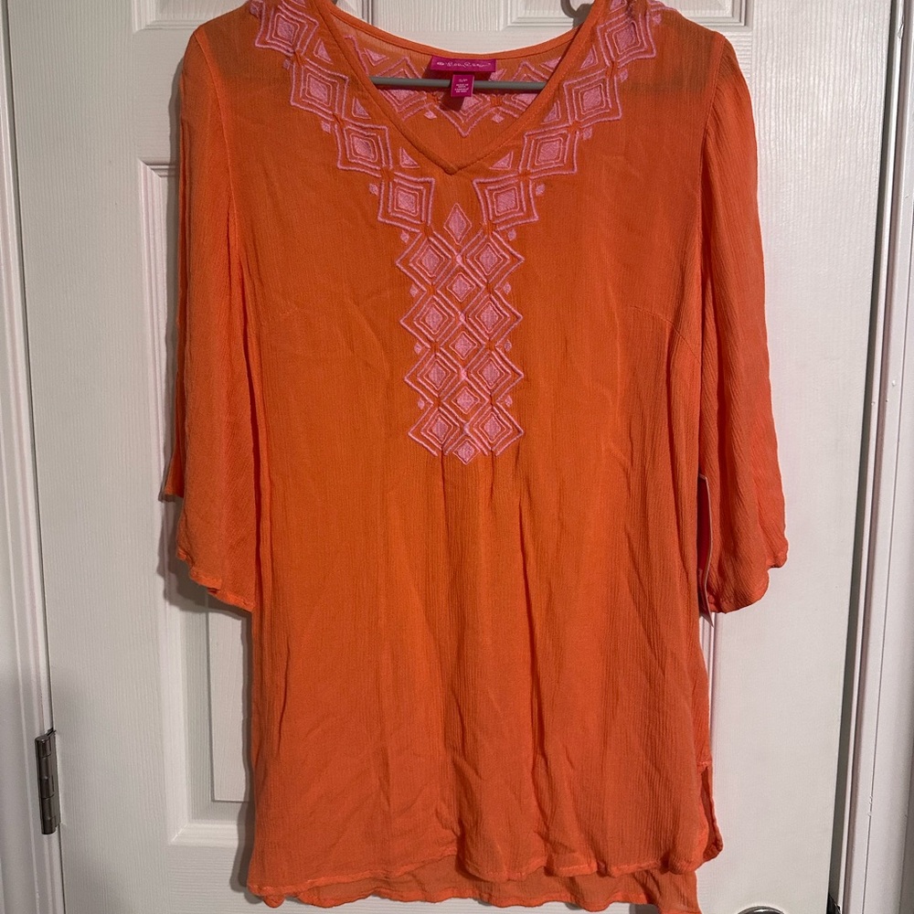 Lilly Pulitzer for Target Orange Tunic with Pink Accents